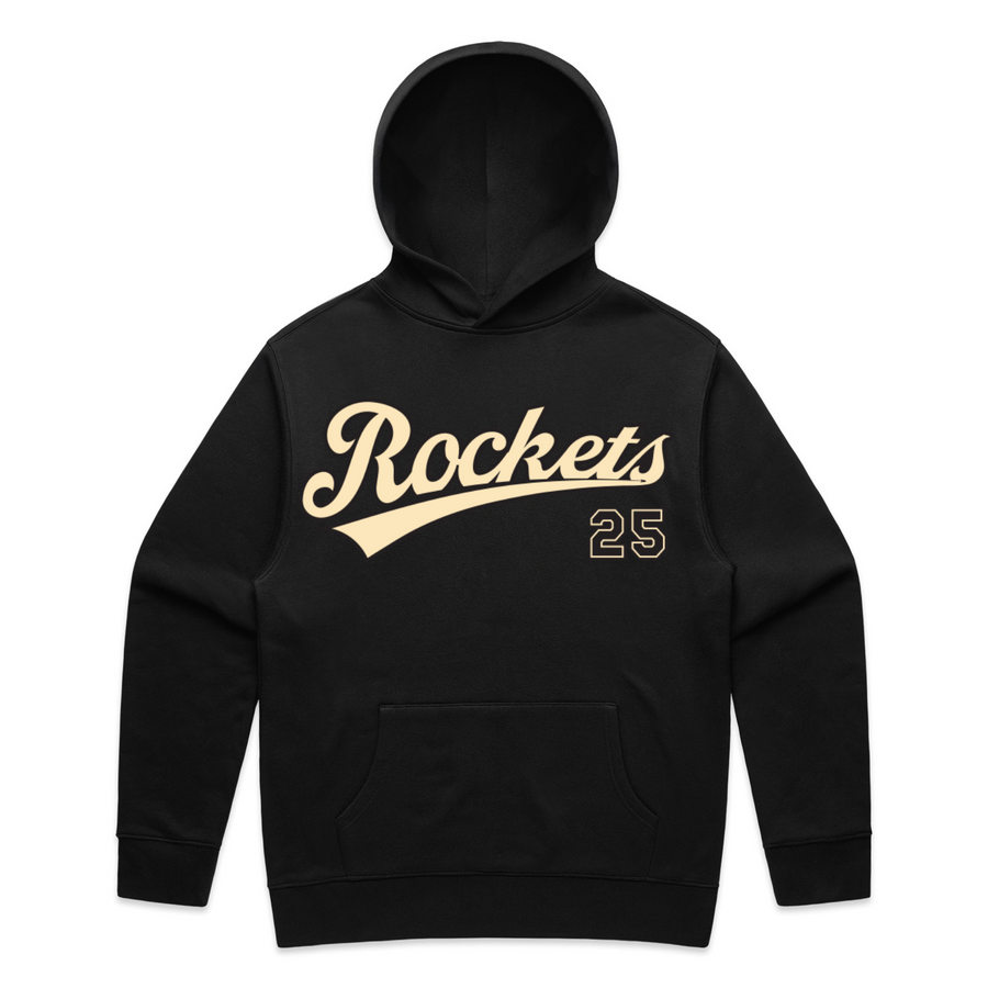 Rockets Hoodie - Number 25 - Purple or Black