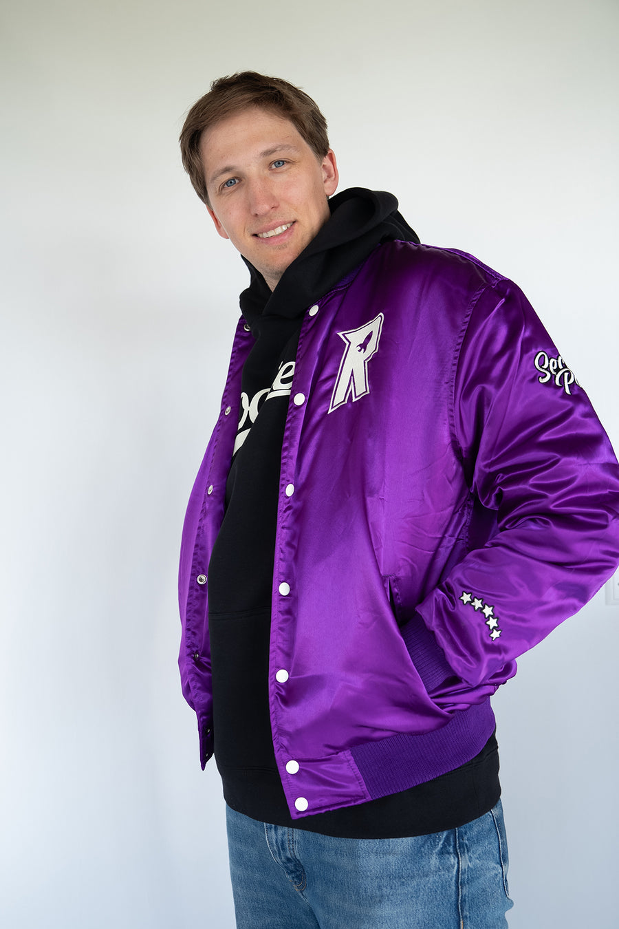 Rockets Hoodie - Number 25 - Purple or Black