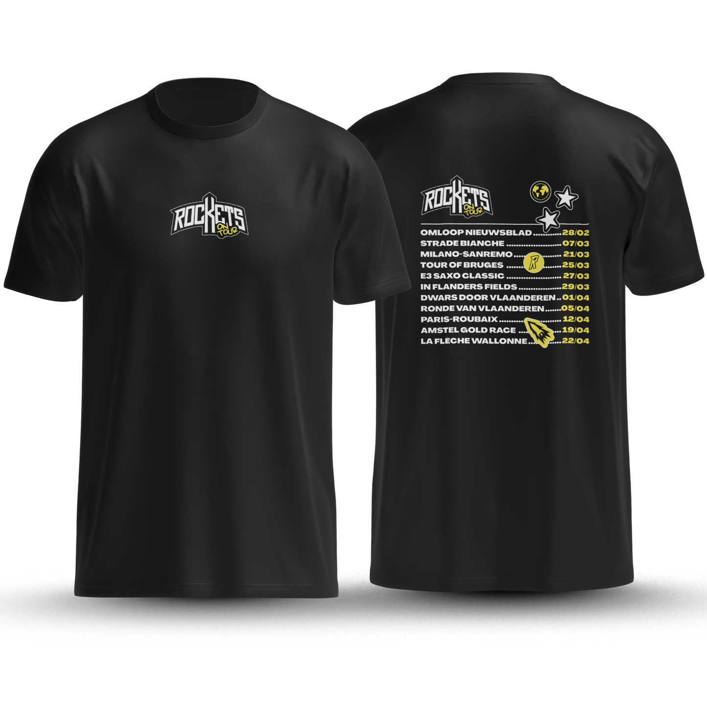 Tour Dates - Rockets on Tour Shirt (Pre-Order)