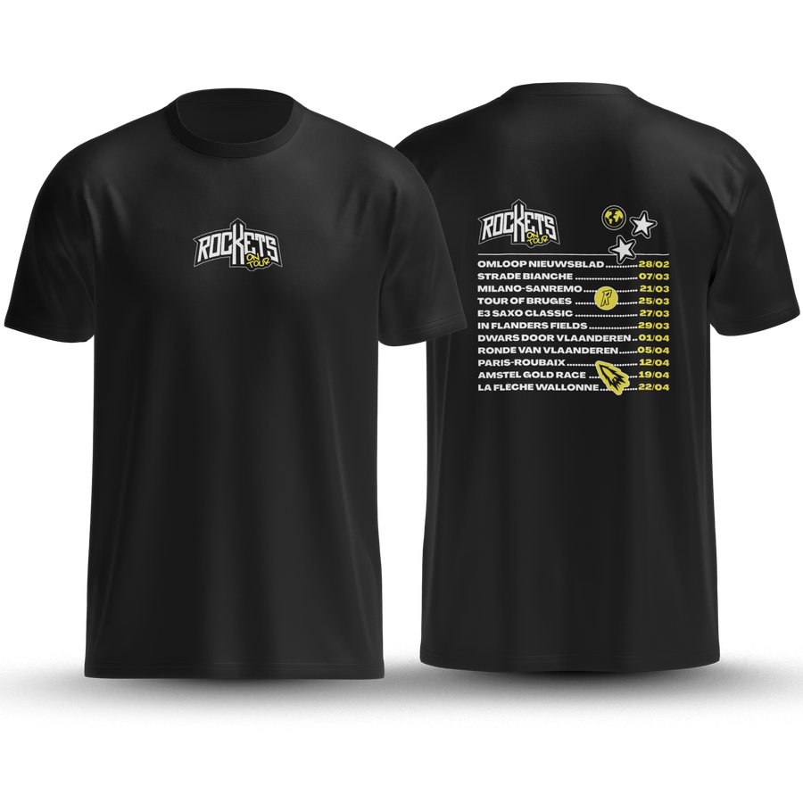 Tour Dates - Rockets on Tour Shirt (Pre-Order)
