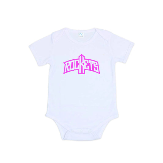 Rockets Babysuit Logo Pink image